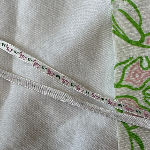 Lilly Pulitzer Original Pink Label on Cream Fabric Strapless size 4 - Picture 5 of 13
